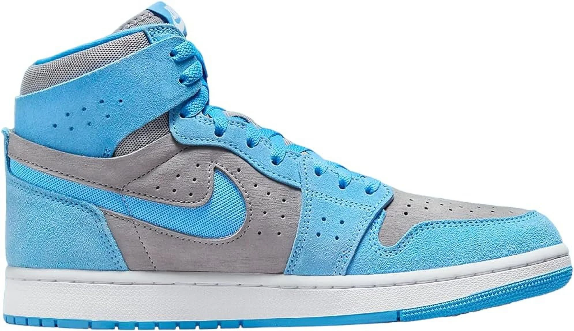 Men's Air Jordan 1 Zoom CMFT2 Cement Grey/University Blue/White (DV1307 014) - 9.5