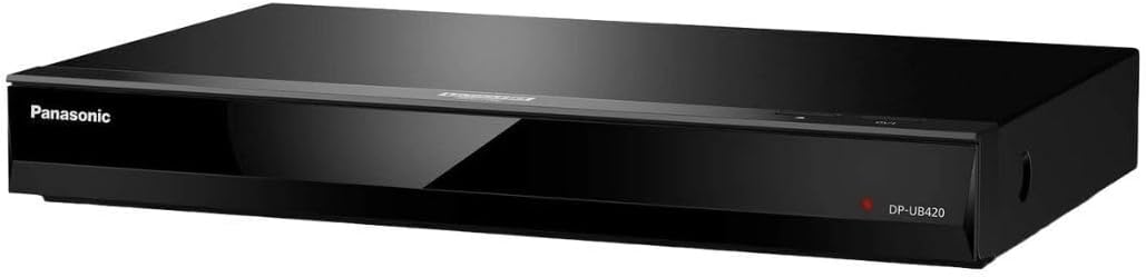 Panasonic DP-UB420-K Streaming 4K Blu-ray Player with Hi-Res Audio (Black, Renewed)