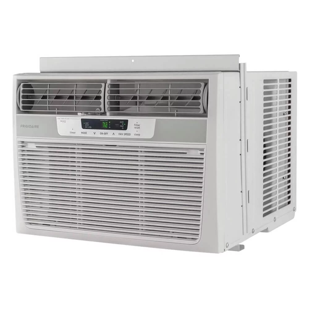 Frigidaire 12,000 BTU 115V Window-Mounted Compact Air Conditioner with Temperature Sensing Remote Control