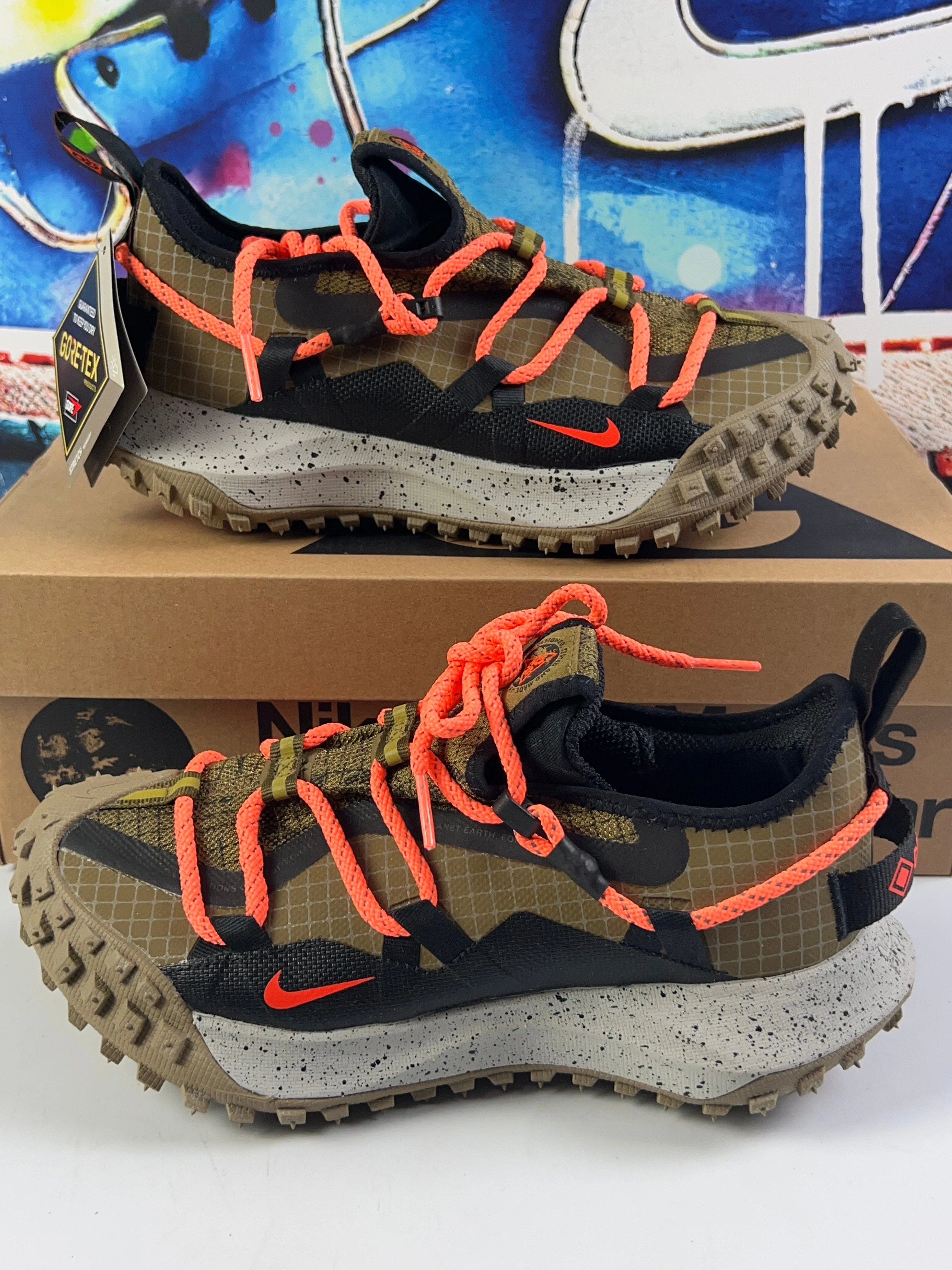 Nike ACG Mountain Fly Low Gore-Tex SE Hazel Rush Brown DD2861-200 Sz. 4