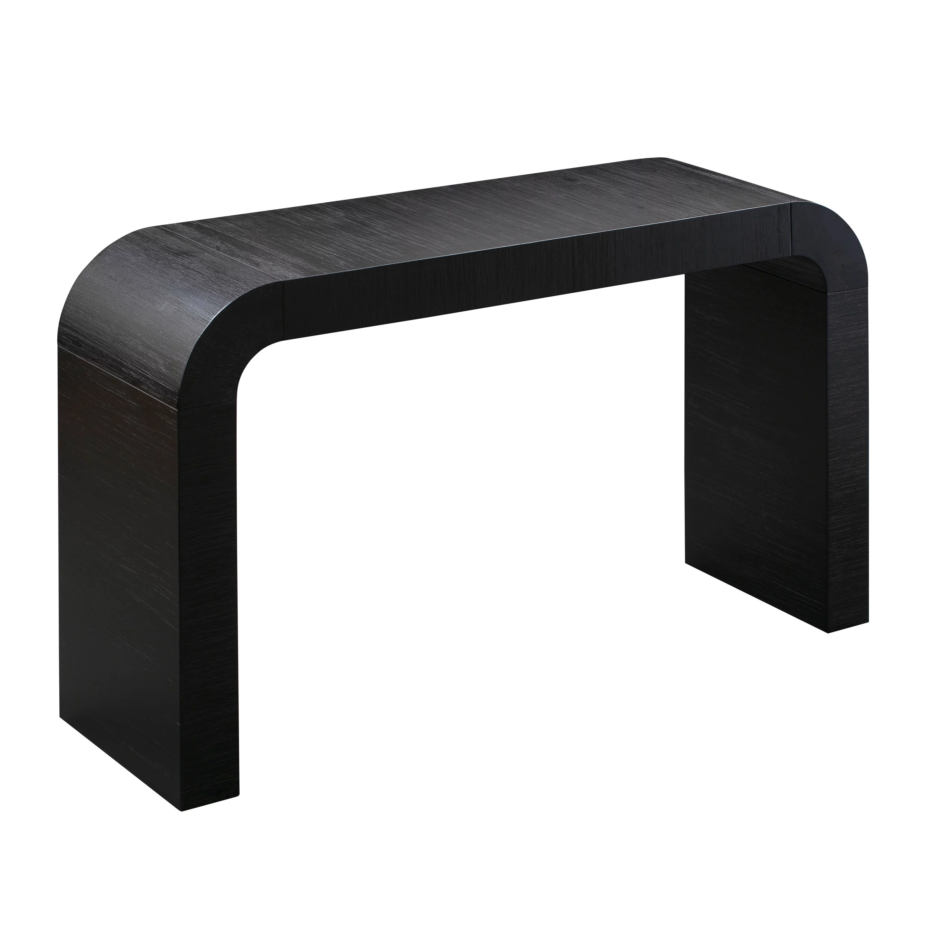 TOV Furniture Hump Black Acacia Finish Console Table