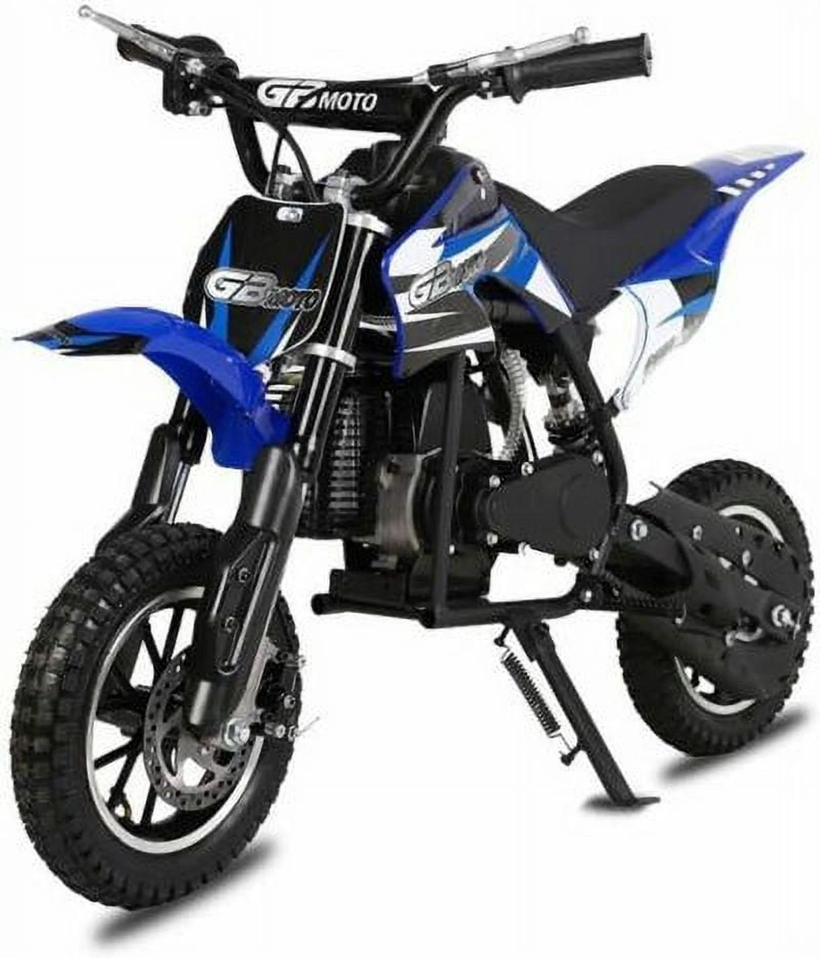 Kids Mini 50CC Gas Dirt Bike, DB1 Model 2 Stroke Ride on Bike with Off-Road Tire, Shocks, Pull Start, Oil Mixed Required, Support Up to 165lbs