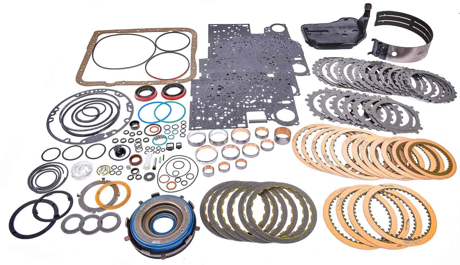 JEGS 62140 Complete Transmission Rebuild Kit 1997-2003 GM 4L60E Includes: High-E