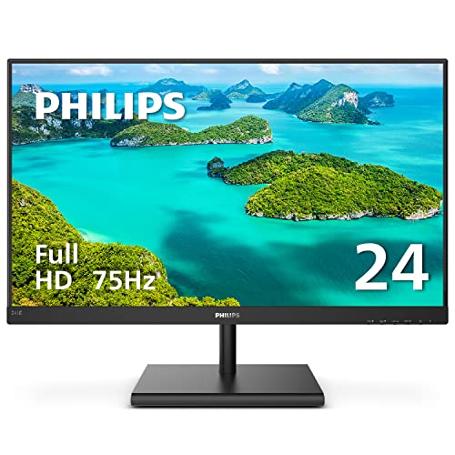 PHILIPS 24 inch Frameless Full HD (1920 x 1080) 100Hz Monitor, VESA, HDMI x1, VGA Port x1, Eye Care, 4 Year Advance Replacement Warranty, 241V8LB