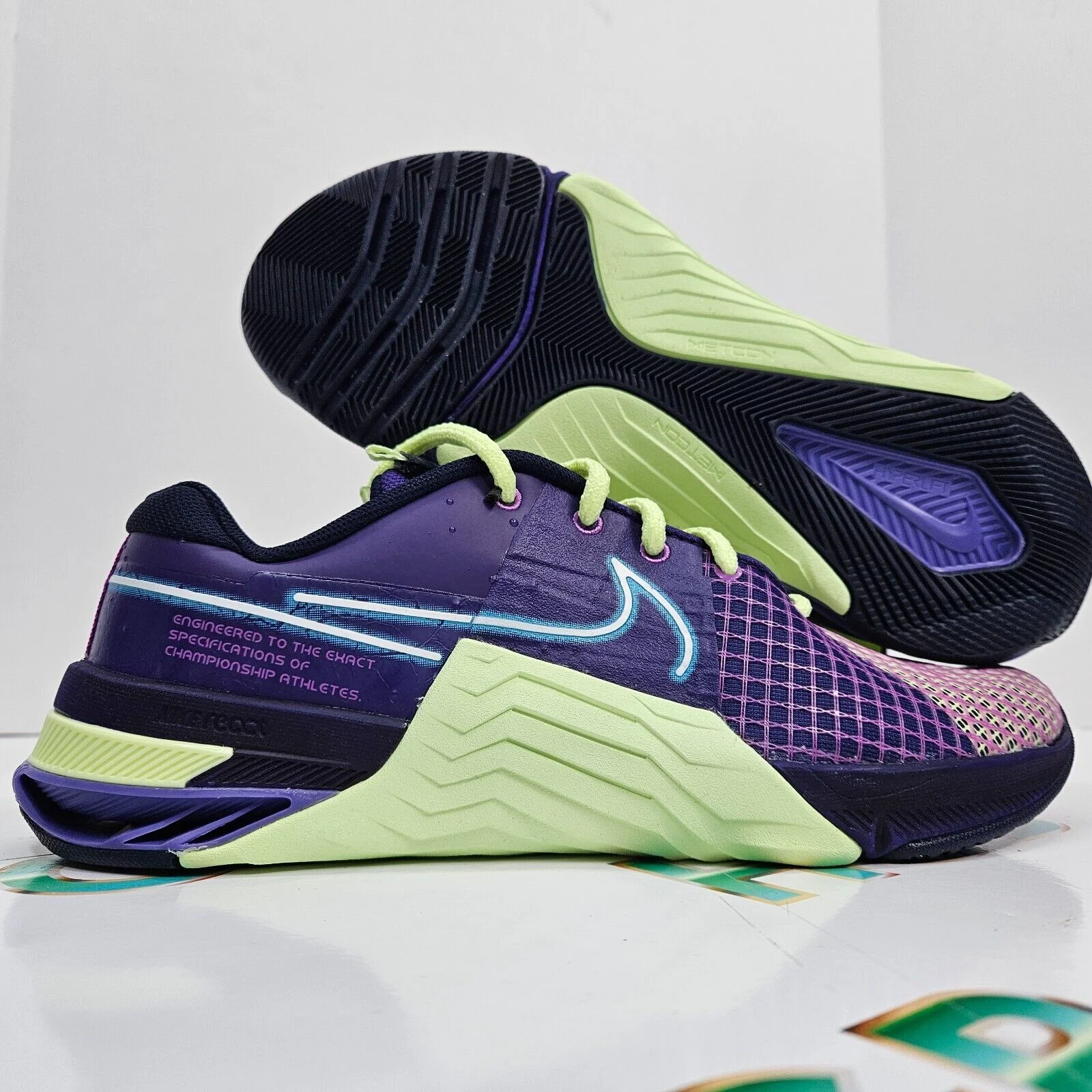 Nike Metcon 8 AMP Men's Purple Green DV1206-500
