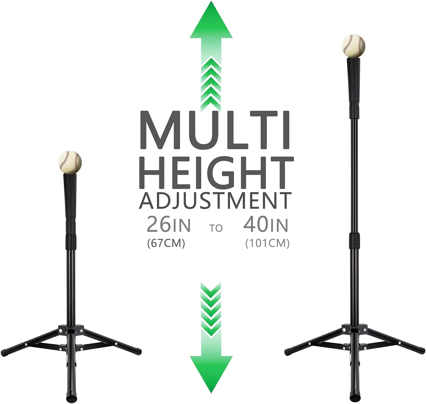 Baseball Batting Tee Baseball Tees for Hitting, Softball Batting Practice Tee Ball Stand Adjustable