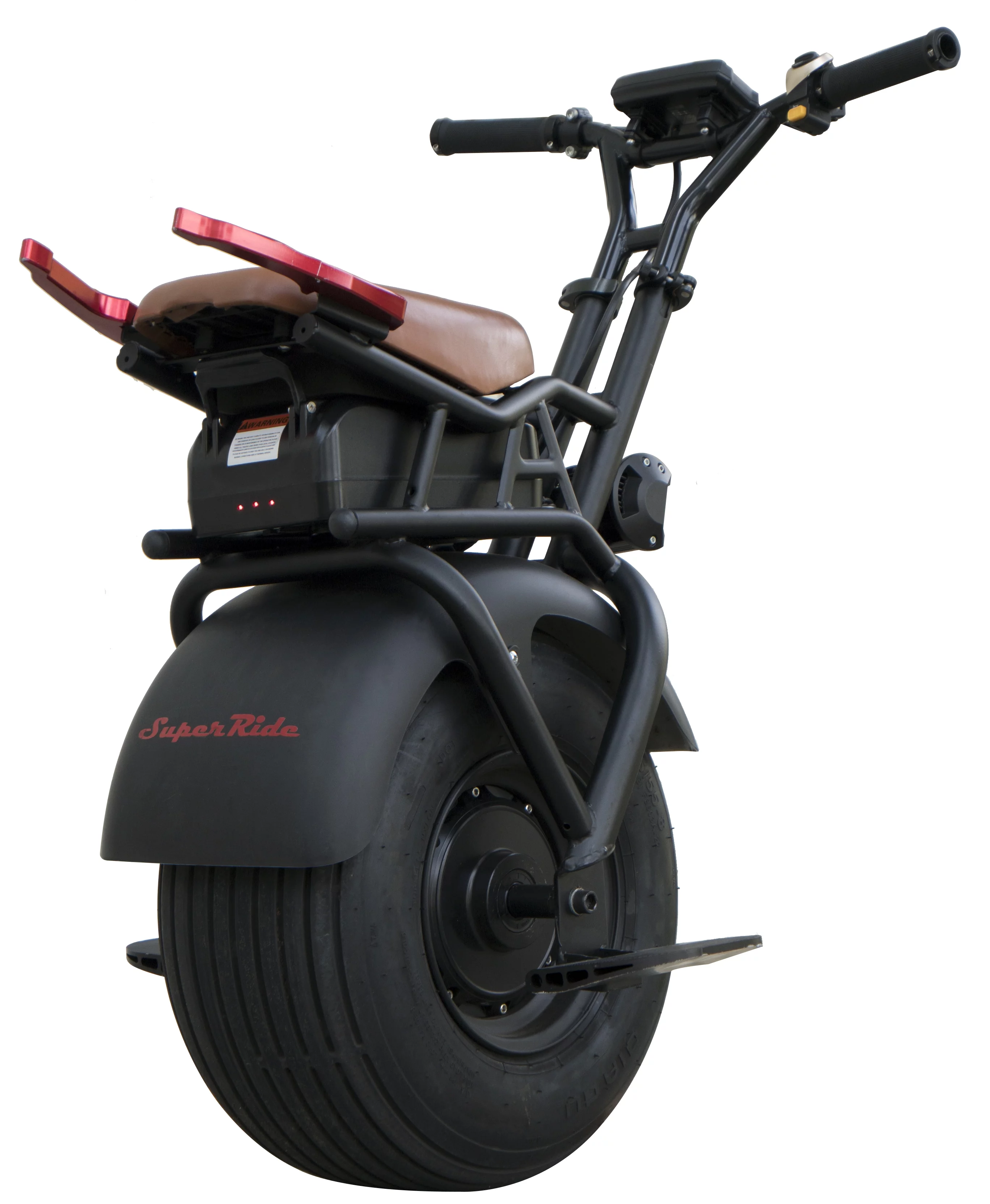 SUPERRIDE Self Balancing Electric Unicycle S1000 G2 – One Wheel Electric Scooter with Single Fat Tire & 1000W Motor, Frame, Wheel, Battery, Charger, Screen, and LED Light