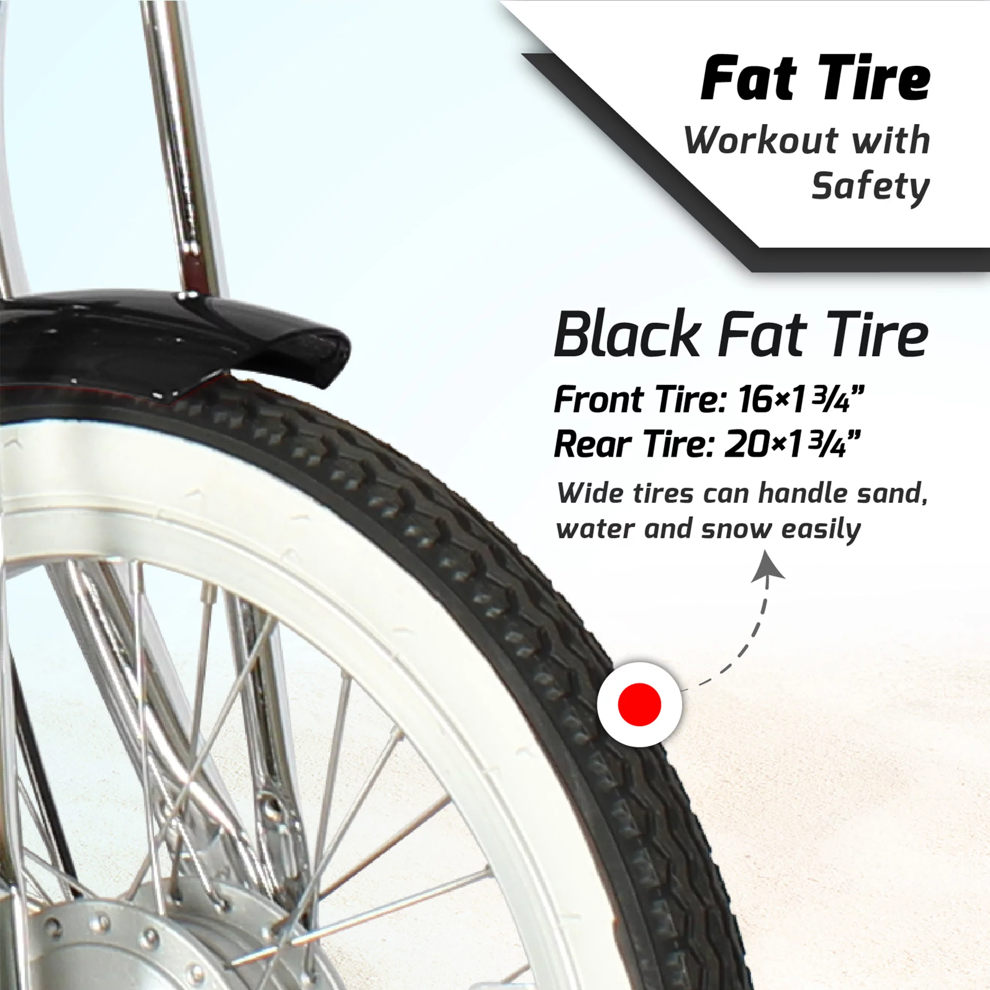 Tracer Smart Classic Beach Cruiser Bike, City Bike, Lowrider Springer Fork Bike Retro Banana Seat,High Rise Handlebar, Coaster Brakes, 20 inch Wheels, 20X1.75 Fat Tire Matte Black