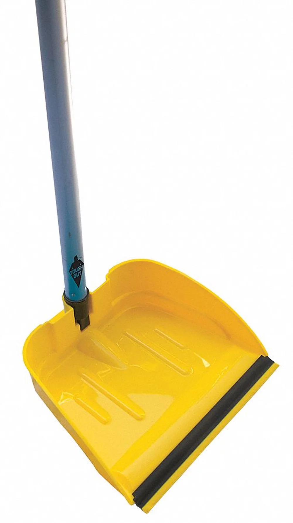1PACK Tough Guy Long Handled Dust Pan,Yellow 22F185 22F185 ZO-G4597975