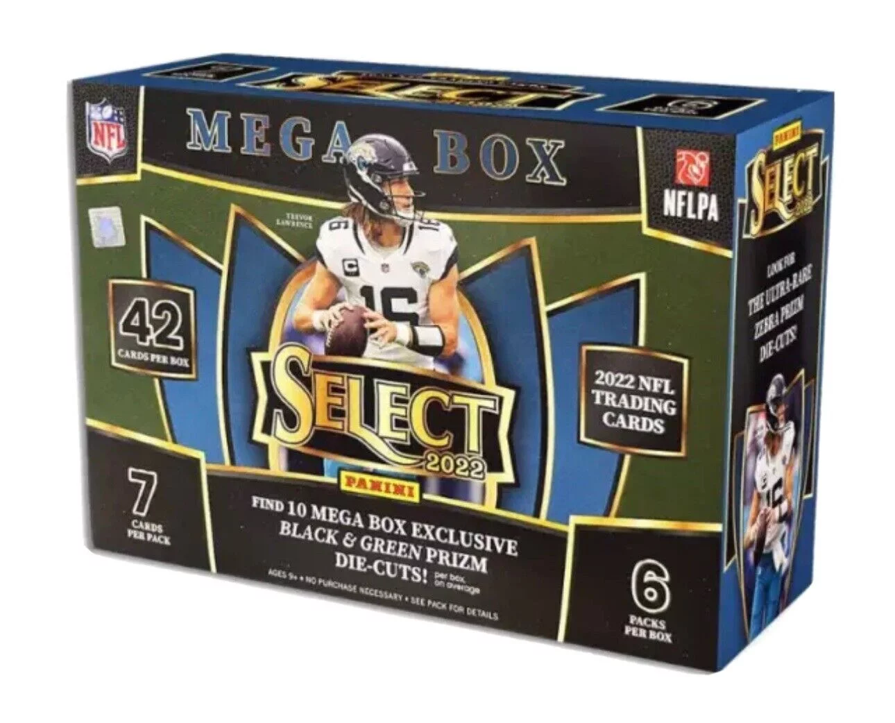 2022 Panini NFL Select Football Trading Card Mega Box