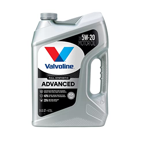 Valvoline Advanced Full Synthetic SAE 0W-20 Motor Oil 5 QT