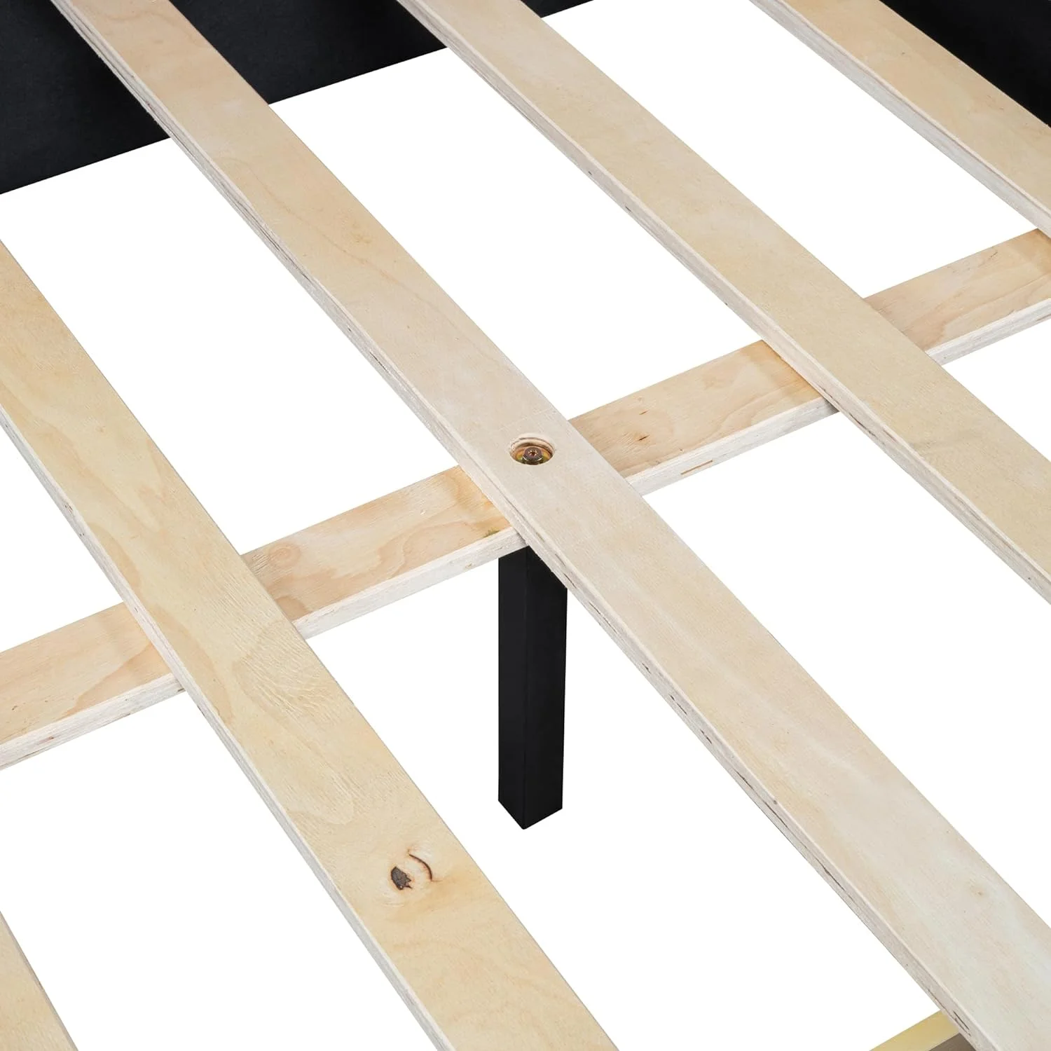 Full Size Daybed, Upholstered Full Daybed with 2 Storage Drawers, Linen Fabric Full Size Sofa Bed Frame, No Box Spring Needed