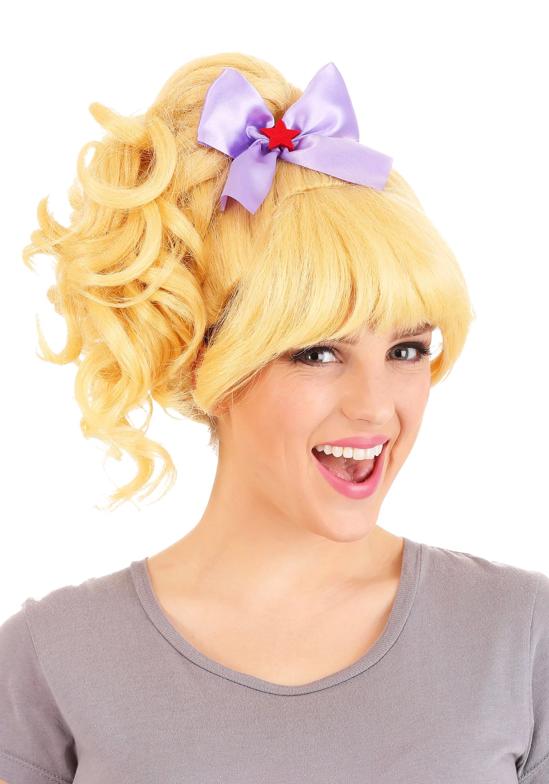 FUN Costumes Rainbow Brite Beige Costume Wig, for Adult