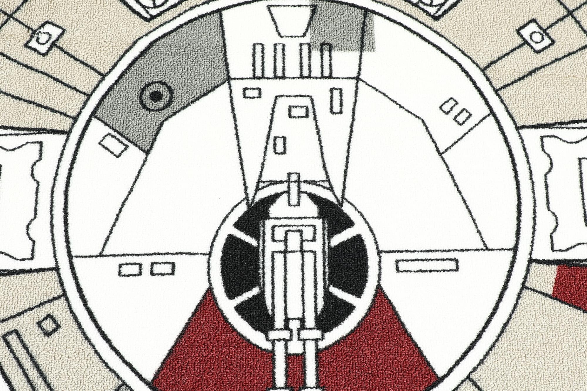 Star Wars Large Millennium Falcon Entry or Area Rug, 59