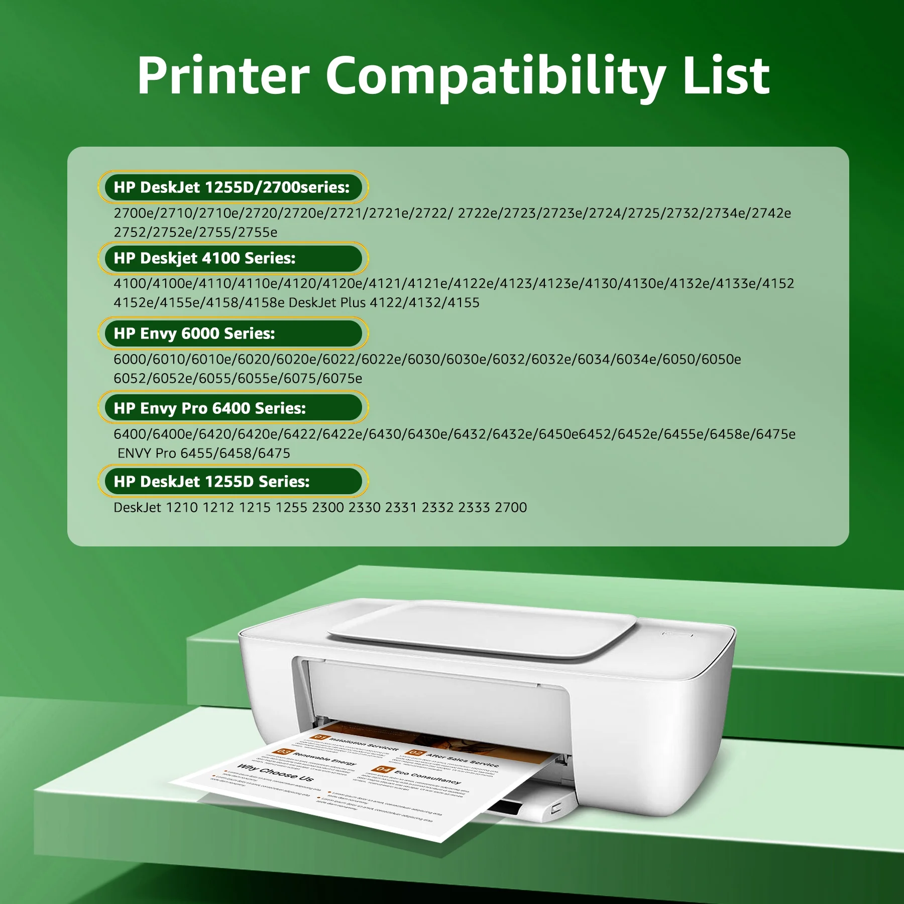 67 67XL Ink Cartridges Black Color Combo Pack 67XL Replacement for HP 67XL Printer Ink for HP DeskJet 2700 2700e 2755 2755e 2722 2724 2752e 2755e Envy Pro 6455 6455e 6475 Envy 6000 6055 6055e