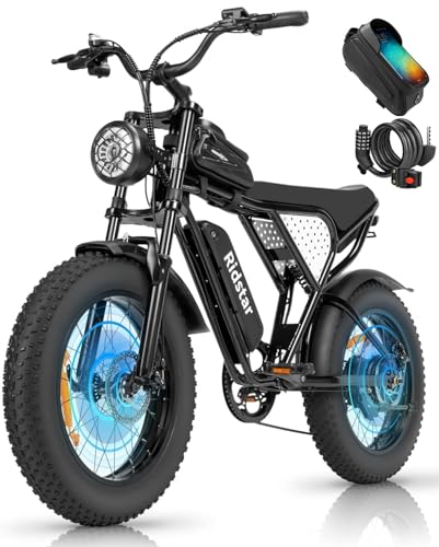 Electric Bike for Adults, 𝟭𝟬𝟬𝟬/𝟭𝟮𝟬𝟬/𝟭𝟱𝟬𝟬/𝟮𝟬𝟬𝟬𝗪,25/30/35MPH Dirt Bike, 48V 15/20AH,52V 40AH Removable Battery, Max 50-180Miles Motorcycle, 20