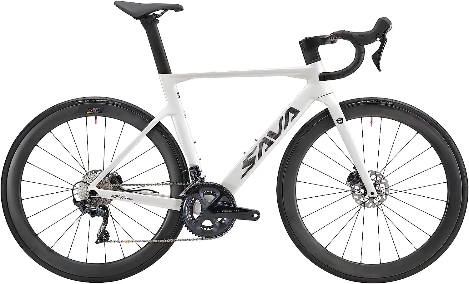 SAVADECK Carbon Fiber Road Bike with Shimano ULTEGRA R8000 Group Set and Hydraulic Disc Brakes