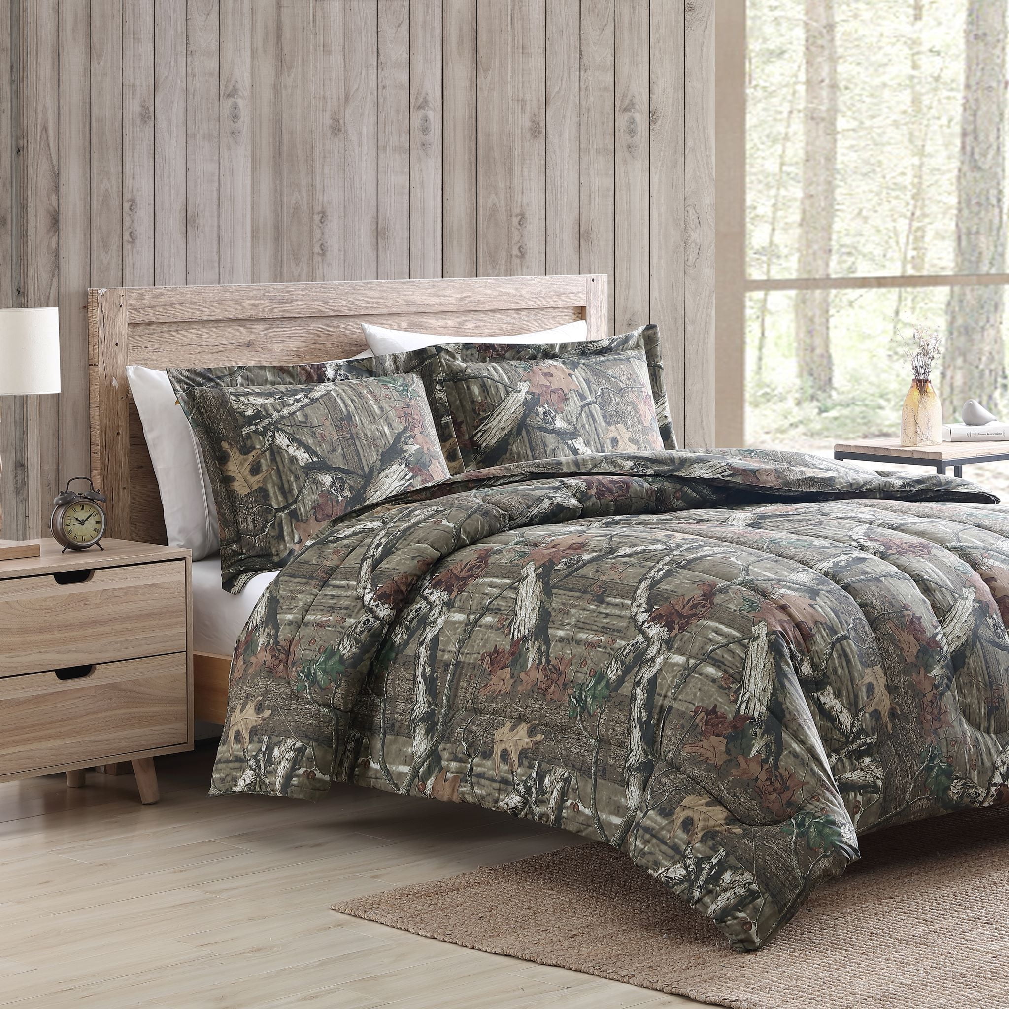 Mossy Oak, (3) Piece Infinity Camouflage Comforter Set - Queen