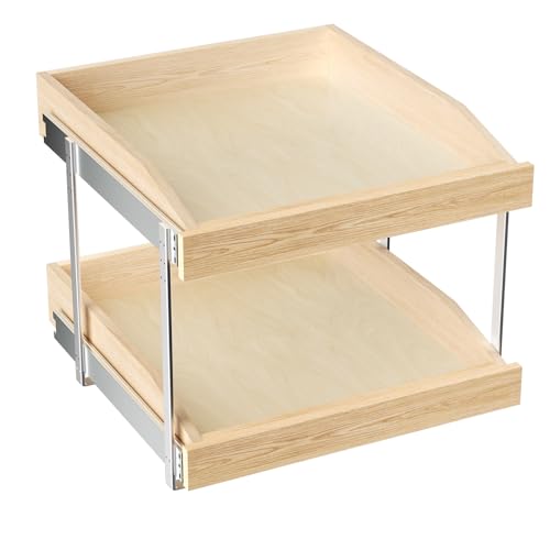 LOVMOR 2-Tier Pull Out Cabinet Organizer