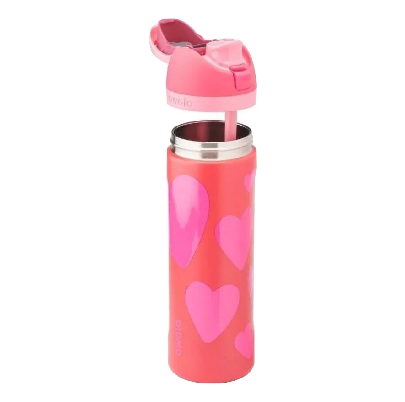 Owala 24 oz Valentine's Day XOXO Stainless Steel Water Bottle in Pink