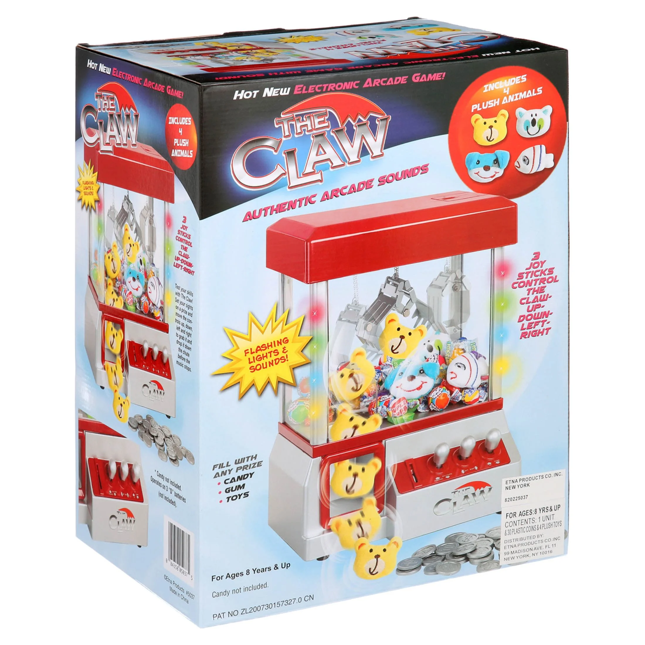 Define Essentials 5037 The Claw Toy Grabber Machine With Flashing Lights & Sounds