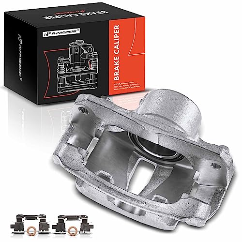 A-Premium Disc Brake Caliper Assembly with Bracket Compatible with Select Toyota Models - Camry 2002 2003 2004 2005 2006, L4 2.4L, V6 3.0L - Front Driver and Passenger Side, 2-PC Set