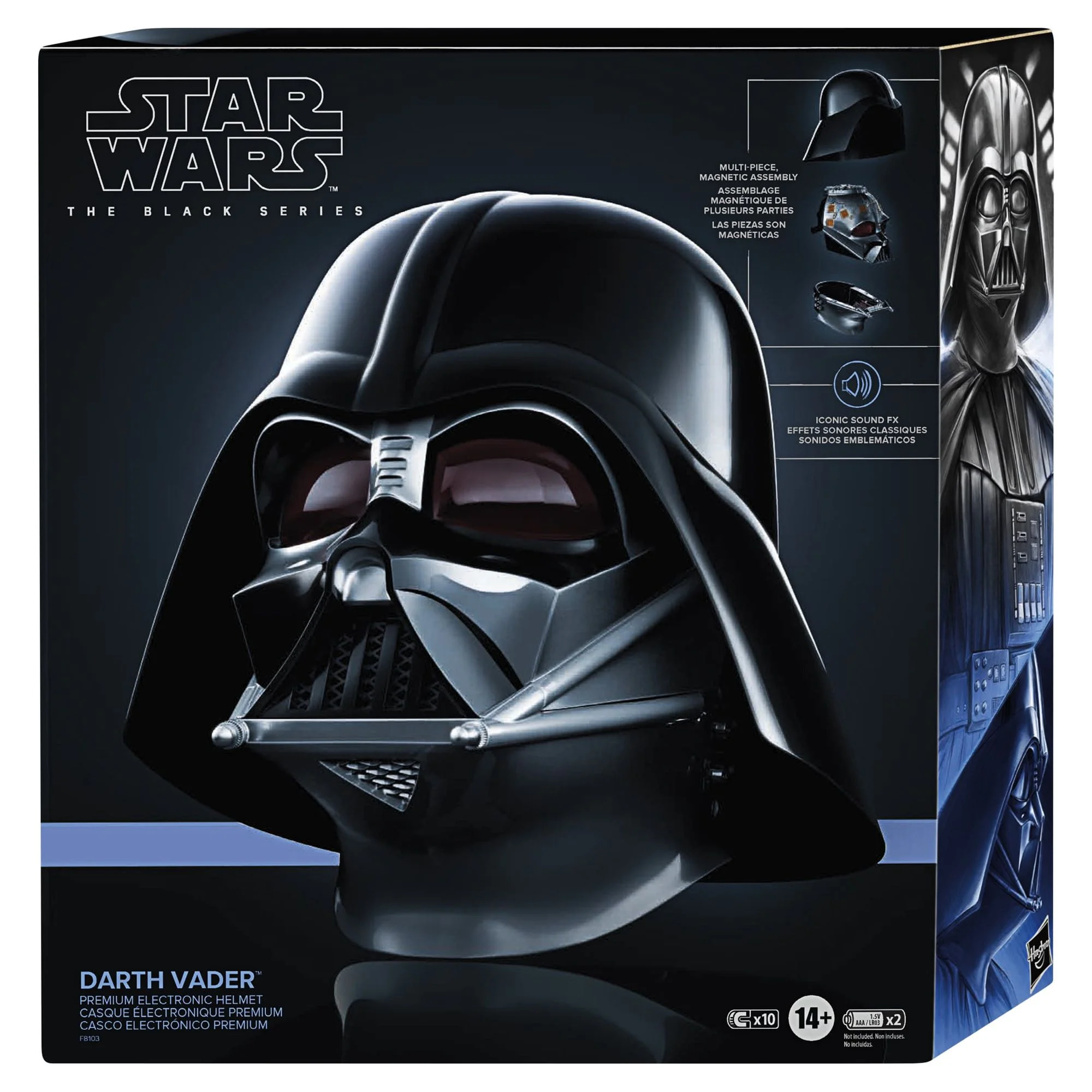 Star Wars The Black Series Darth Vader Premium Electronic Helmet Roleplay Toy
