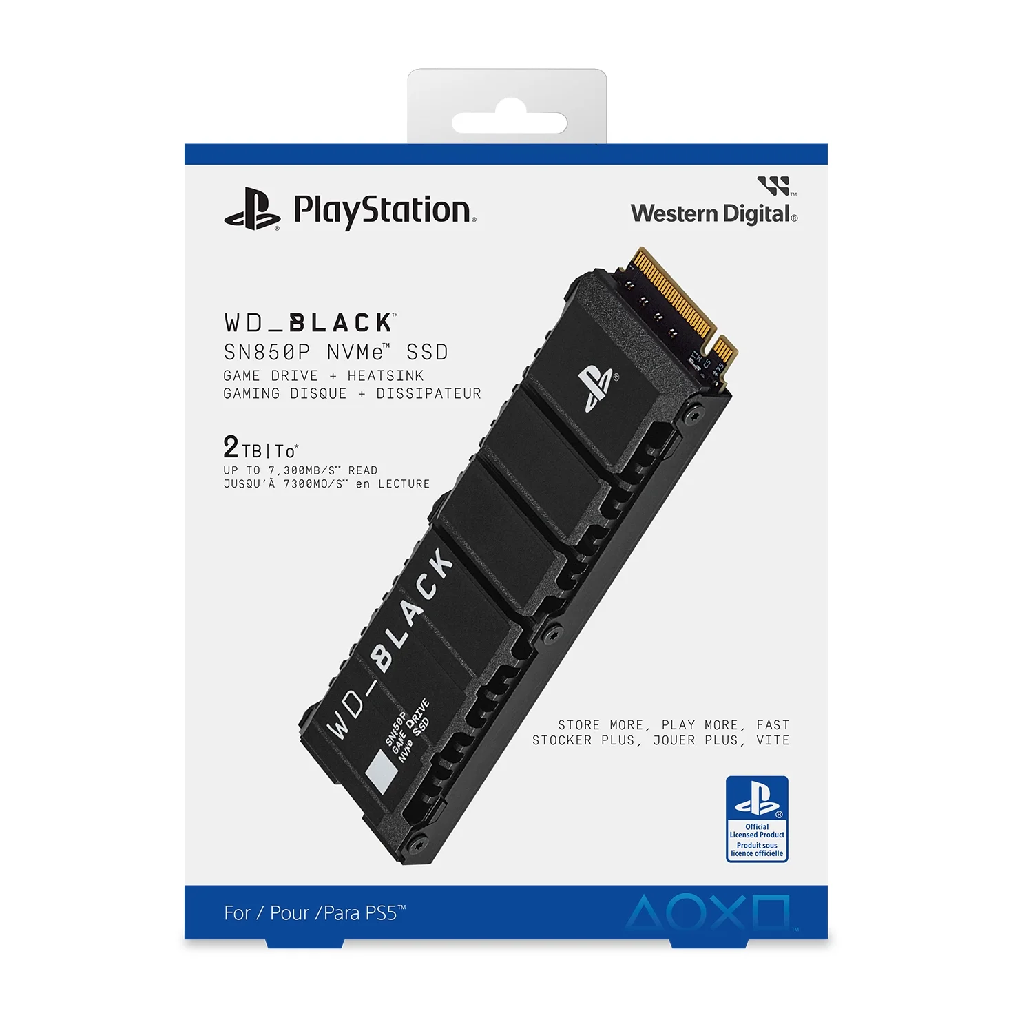 WD_Black 2TB SN850P NVMe SSD for PS5 consoles - WDBBYV0020BNC-WRWM