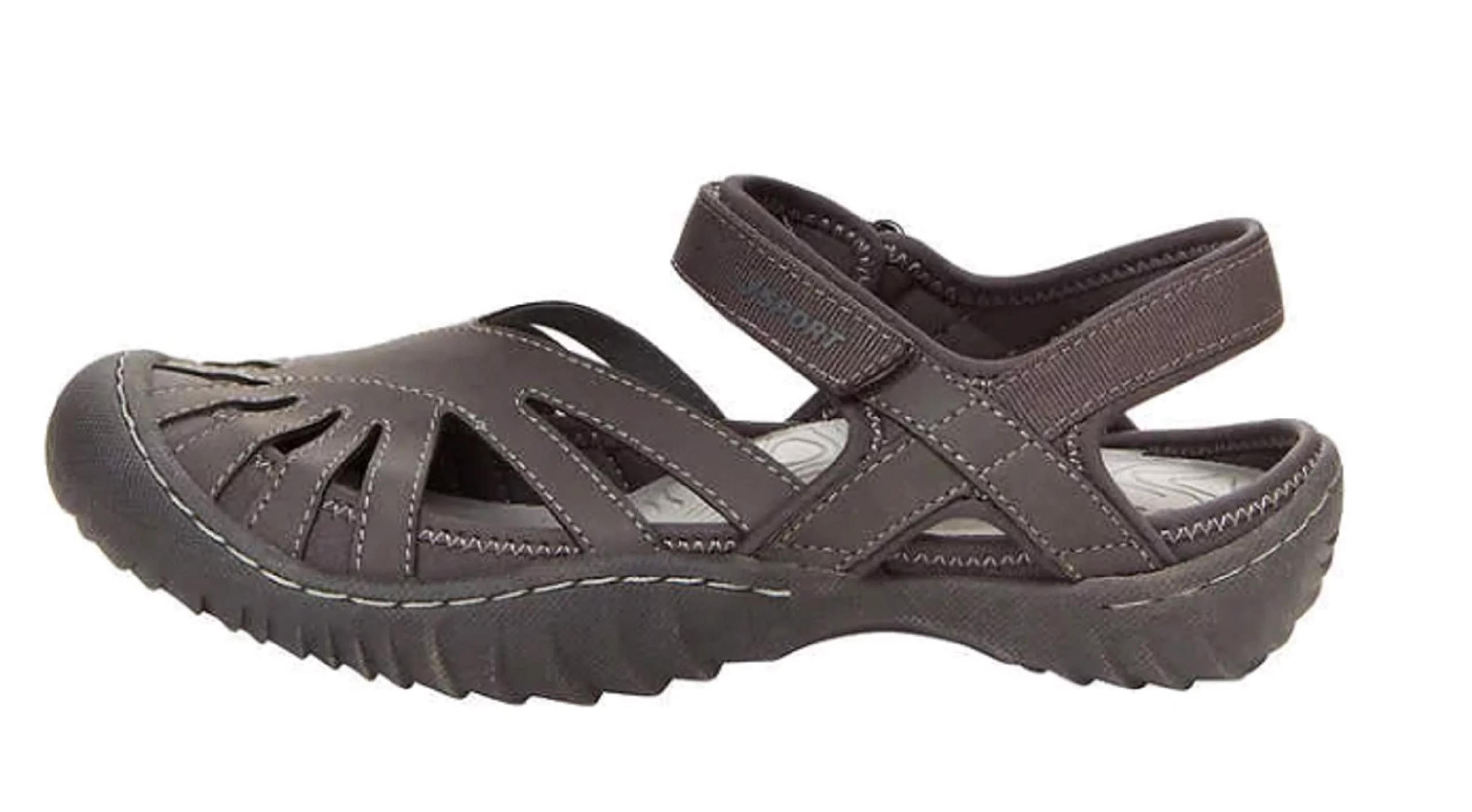 JBU by Jambu Ladies' Poppy Sandal - Walking Sandals Women Comfortable Athletic Sandles, for Hiking, Outdoors, Water, Sports Trekking, Charcoal/Gray