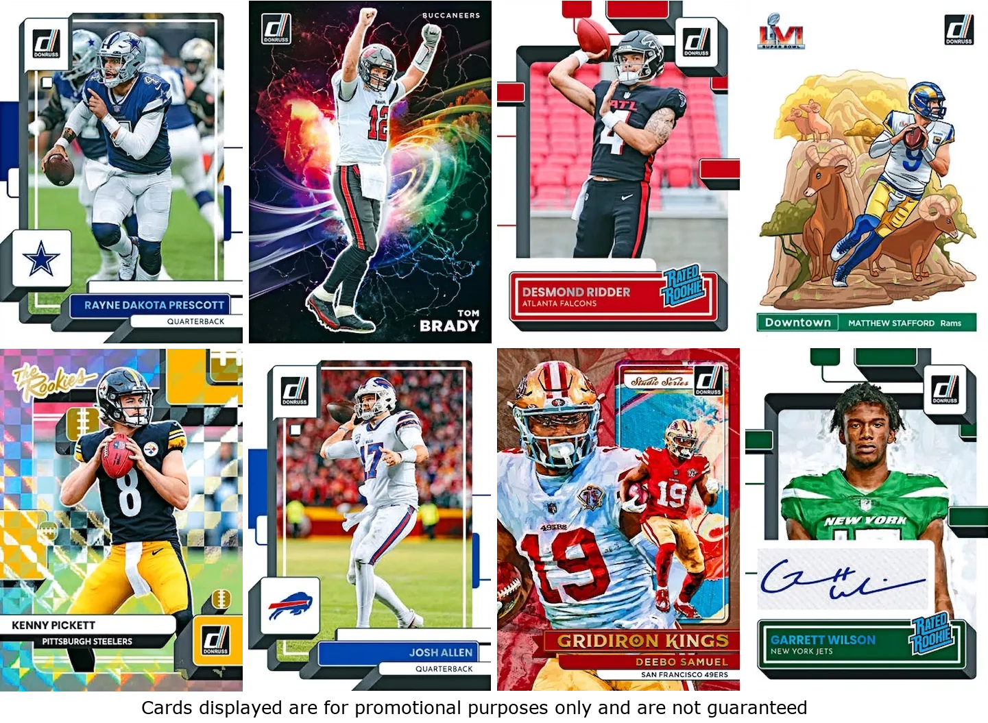 2022 Panini Donruss Football Factory Set Trading Cards