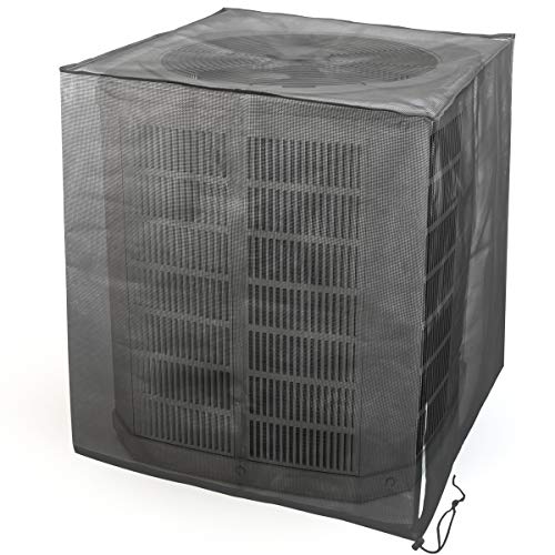 Luxiv Full Mesh Central Air Conditioner Cover, All Seasons Mesh Air Conditioner Leaf Guard AC Cover for Outdoor Central Ac