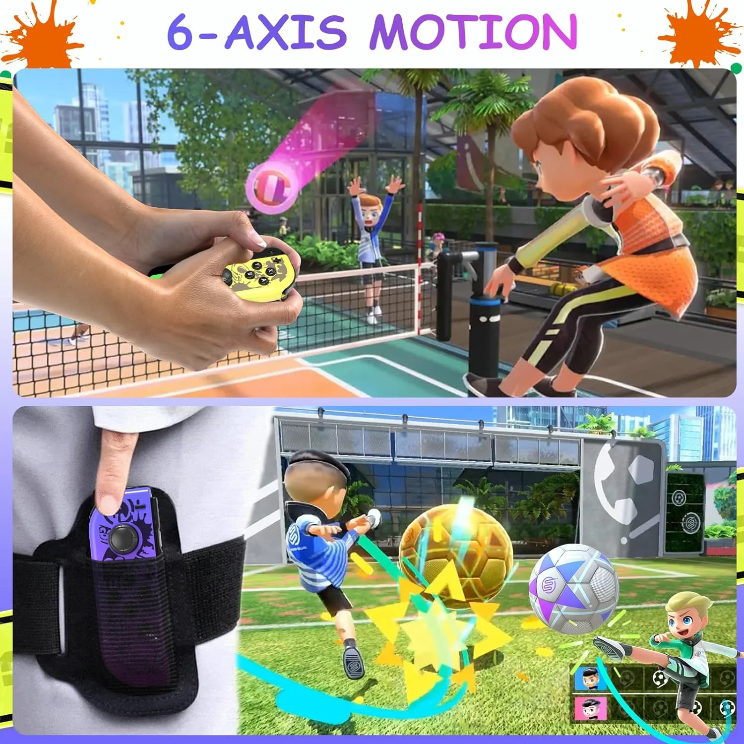 Nintendo Switch Controller Joy Con,Splatoon Wireless Gaming Switch Controllers Motion Control