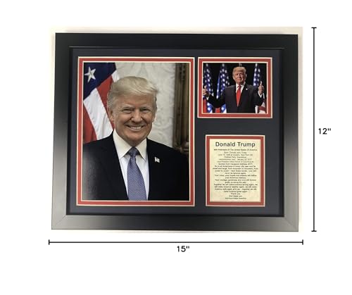 Donald Trump | America's 45th President | Framed 12