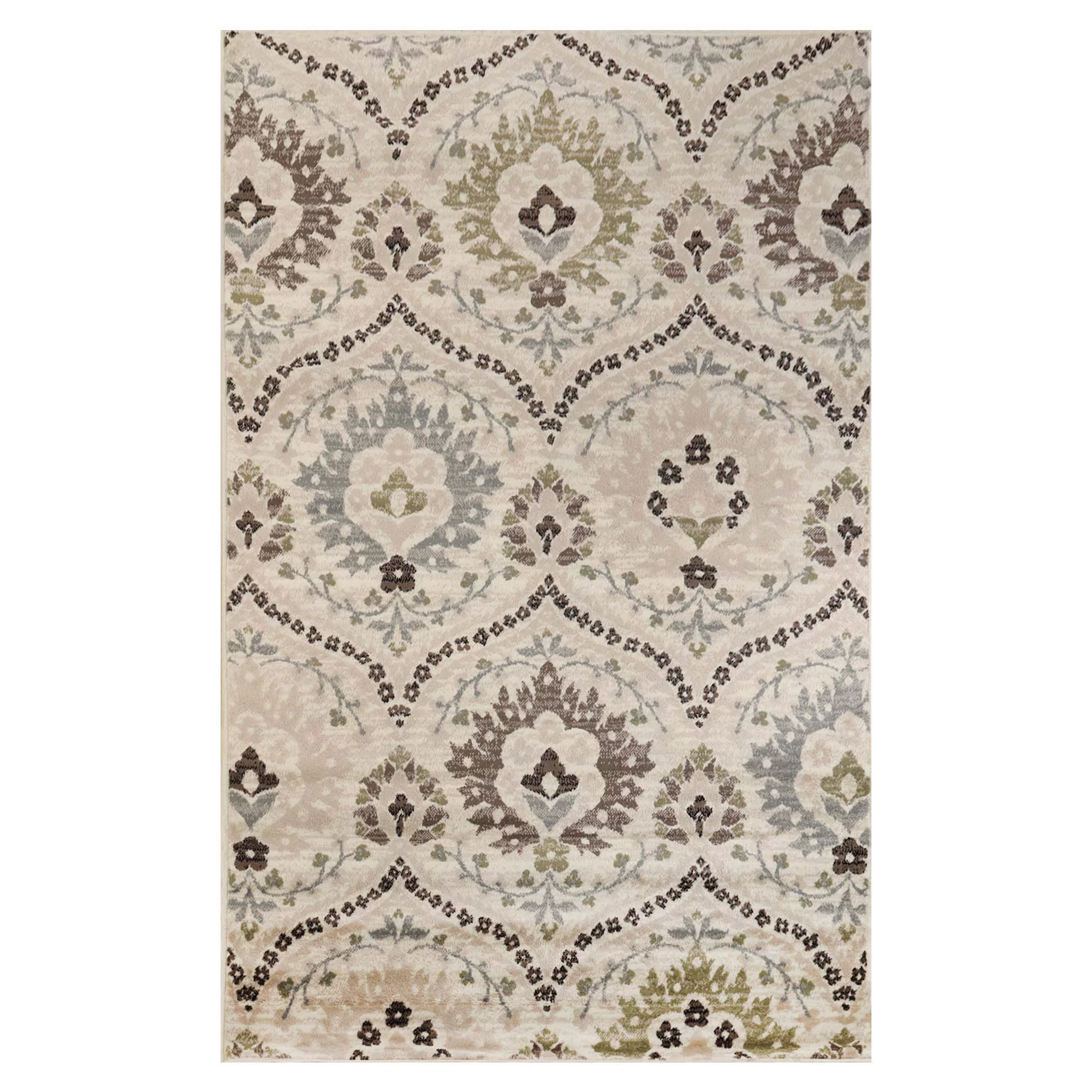 Floral Medallion Augusta Area Rug, 4' x 6', Multi-Colored