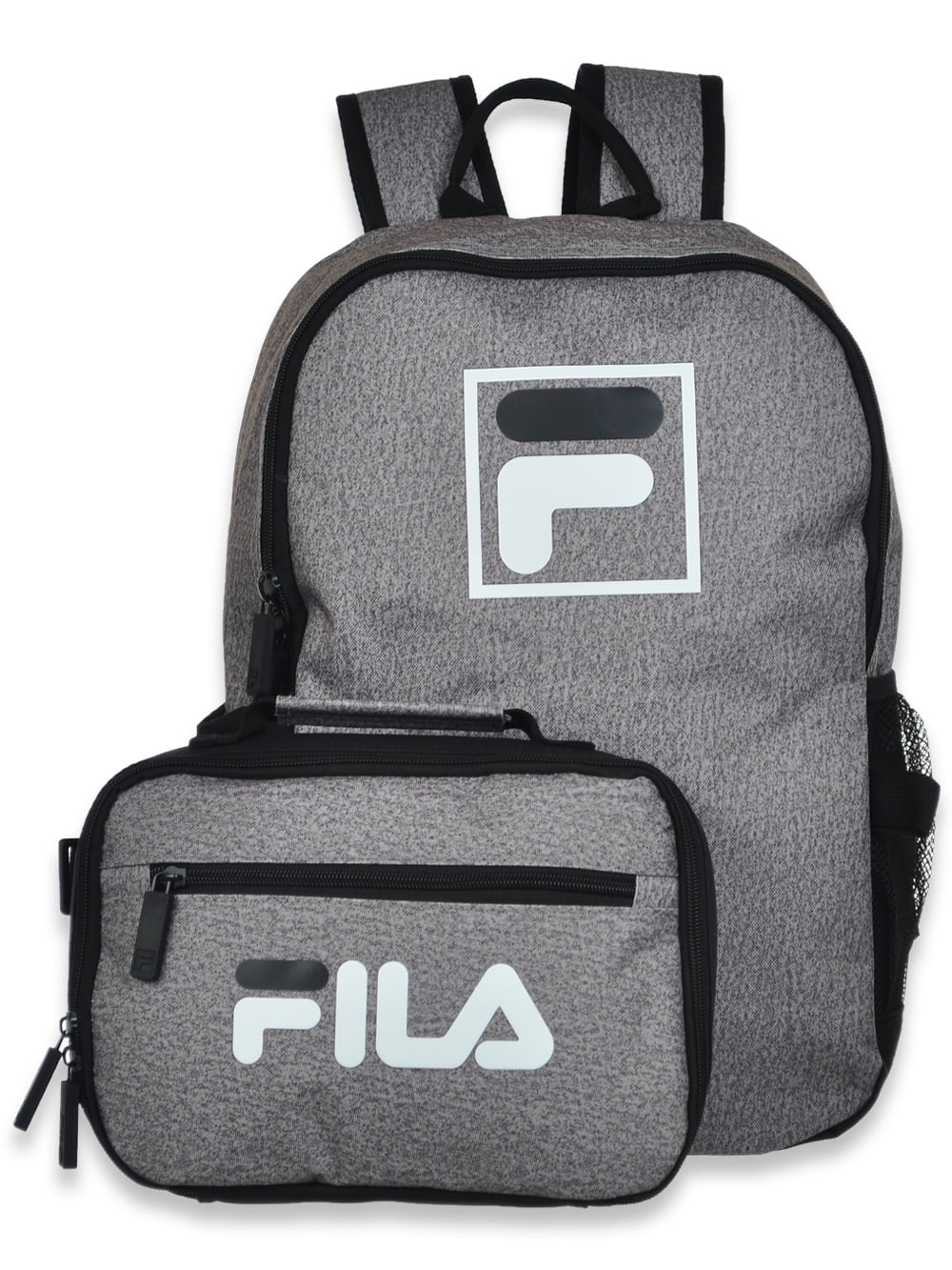 Fila Boys' Optimus Backpack With Lunchbox Set - heather gray, one size