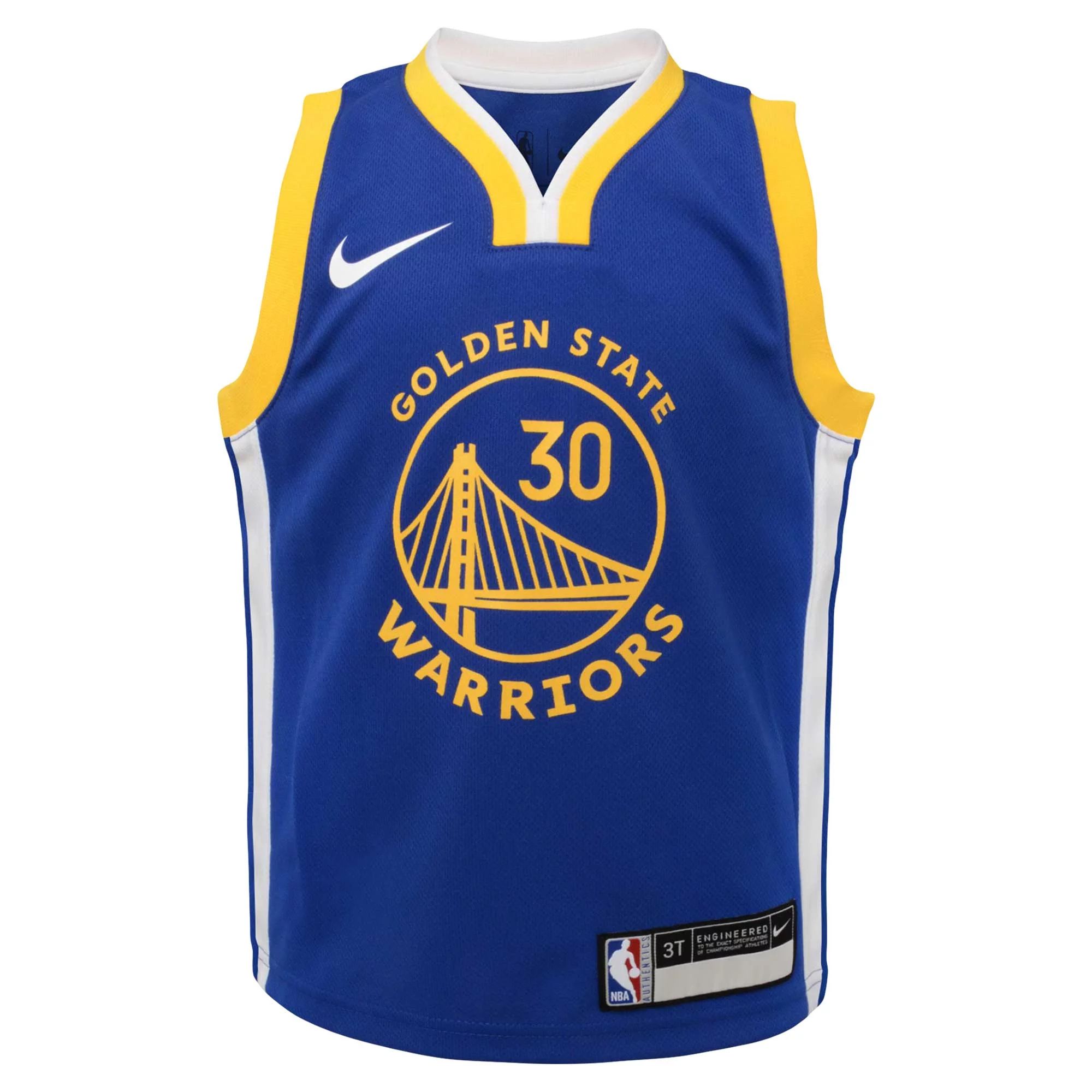 Toddler Nike Stephen Curry Royal Golden State Warriors Swingman Player Jersey - Icon Edition