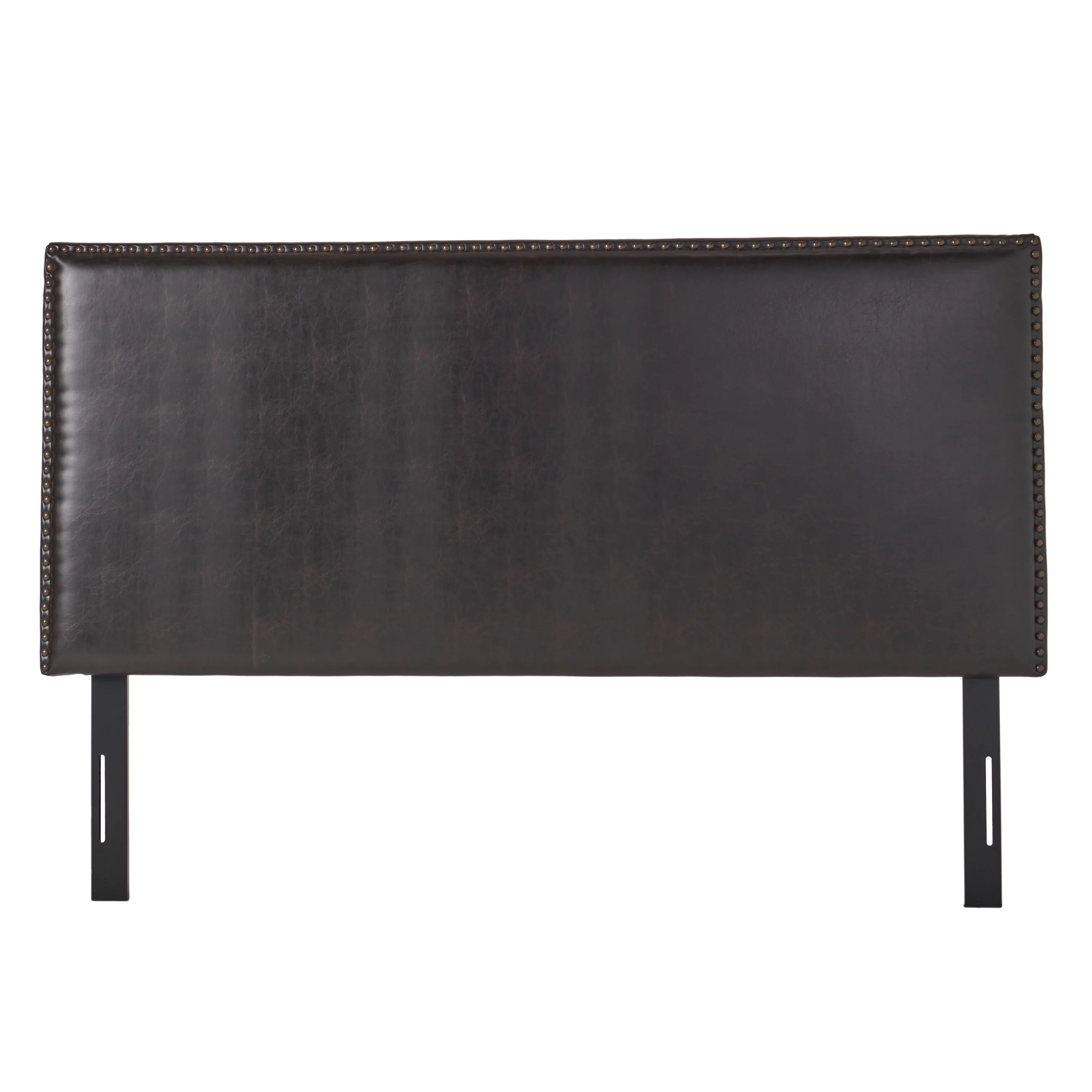 Noble House Hayden Brown Leather King/Cal King Headboard