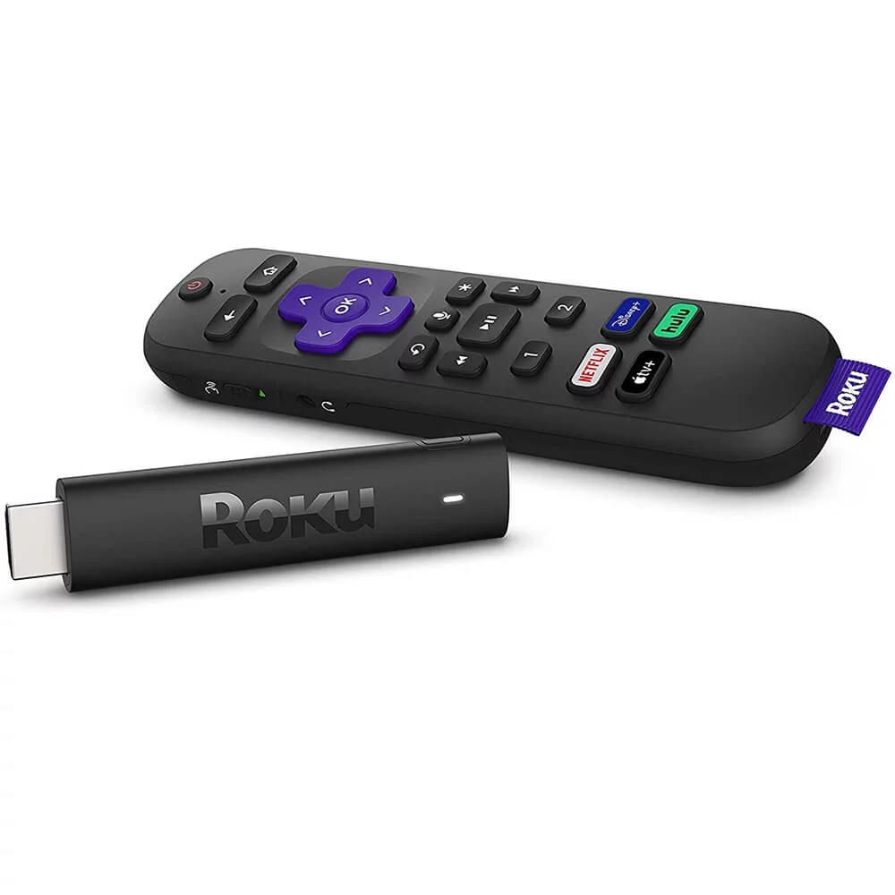 Roku Streaming Stick 3821R Network Audio/Video Player, Wireless LAN
