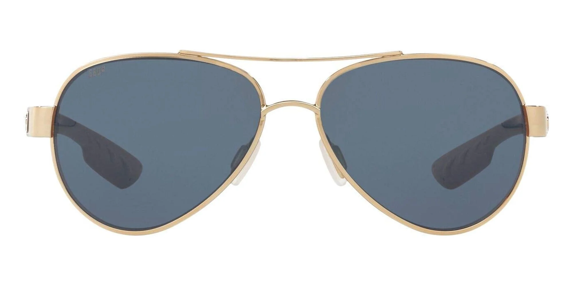 Costa Del Mar Womens Loreto Polarized Aviator Sunglasses - Rose Gold/Gray - 56 mm