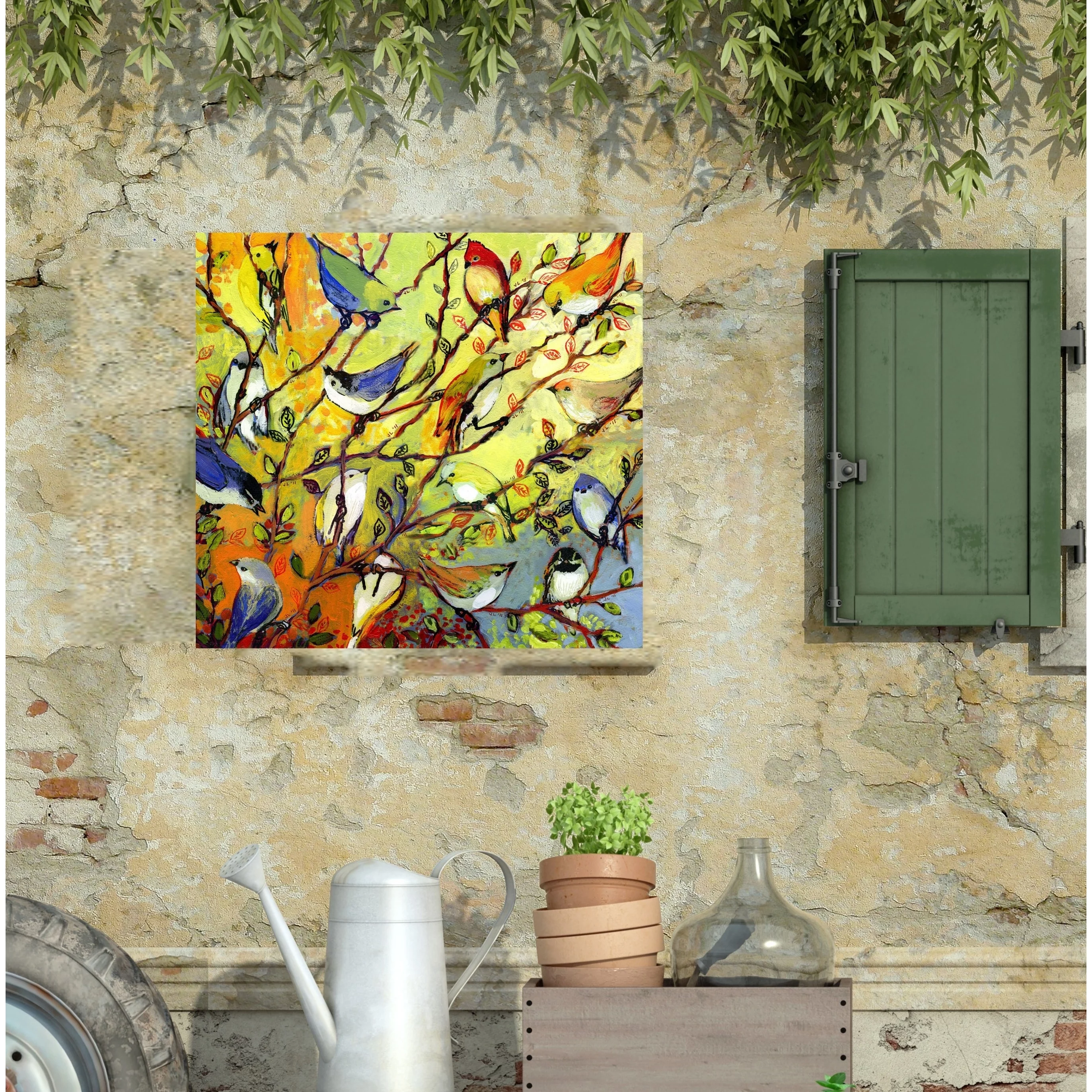 Birds Of A Feather Indoor/Outdoor Art - Multi-color