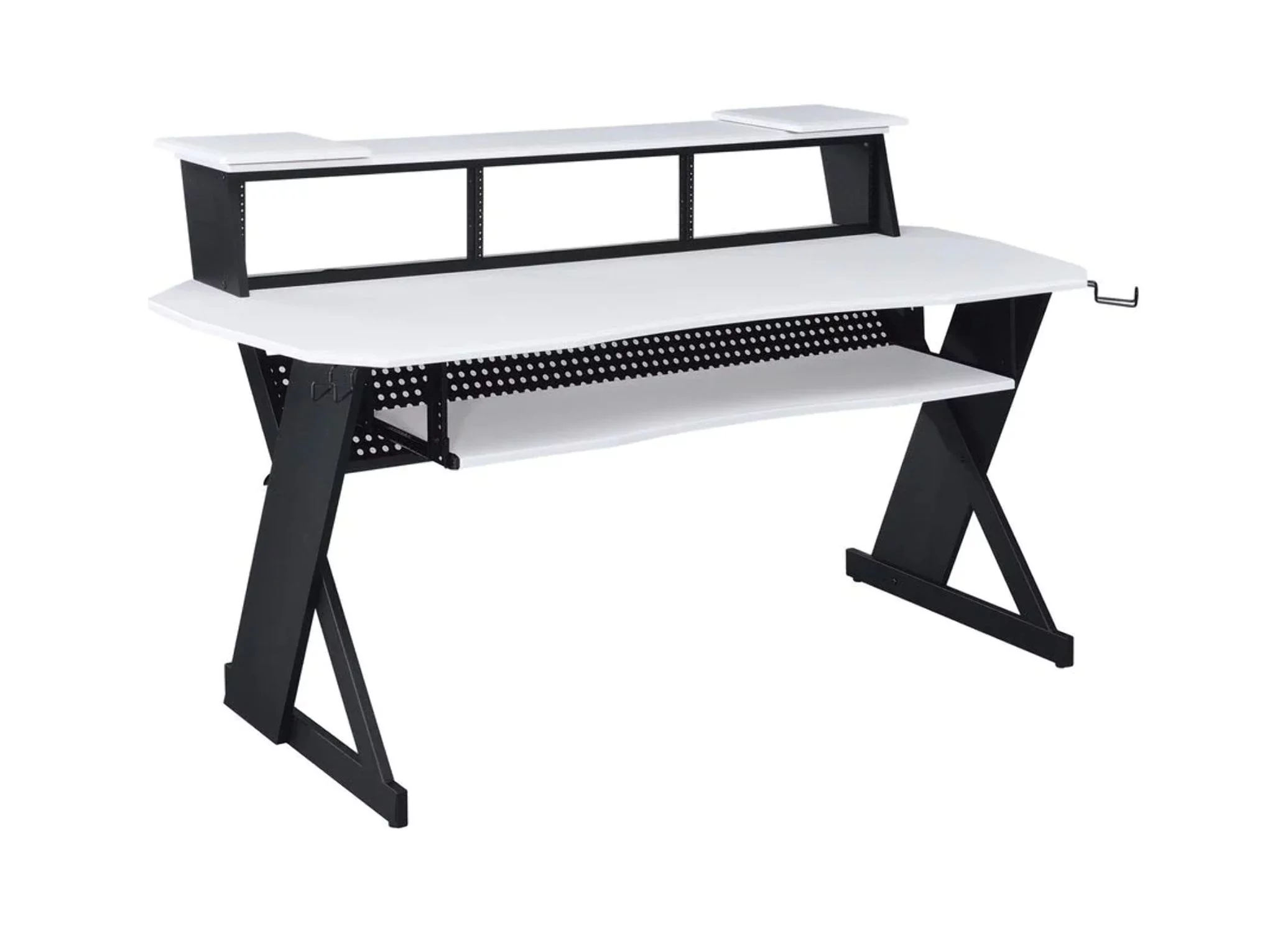 Musiea EX100 Series Music Recording Studio Desk Workstation w/3 x 4U Rack