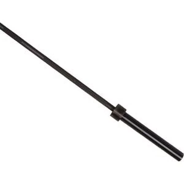 CAP Barbell Weightlifting 7 Ft. Olympic Solid Power Squat Bar, Black