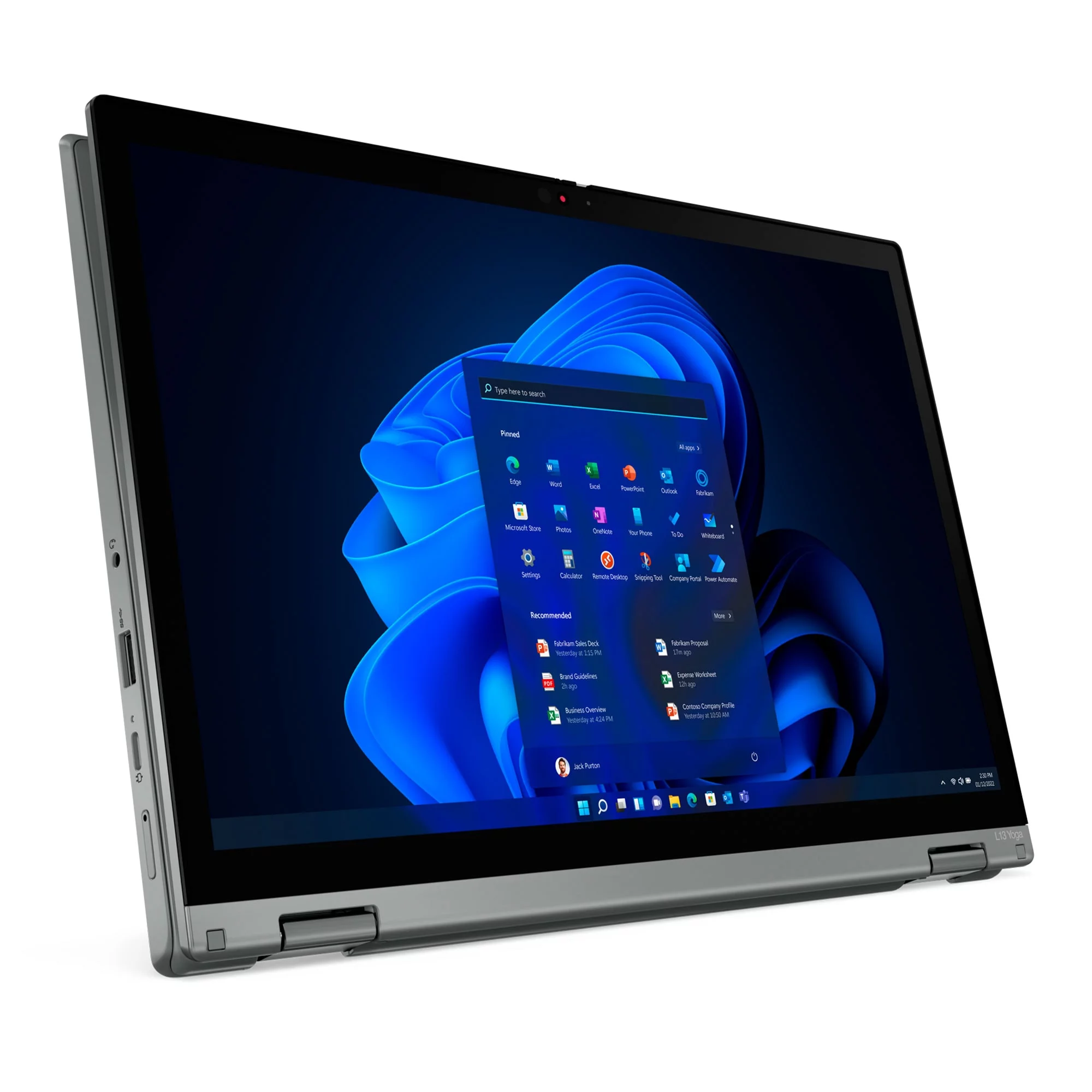 Lenovo ThinkPad L13 Yoga Gen 3 AMD Laptop, 13.3