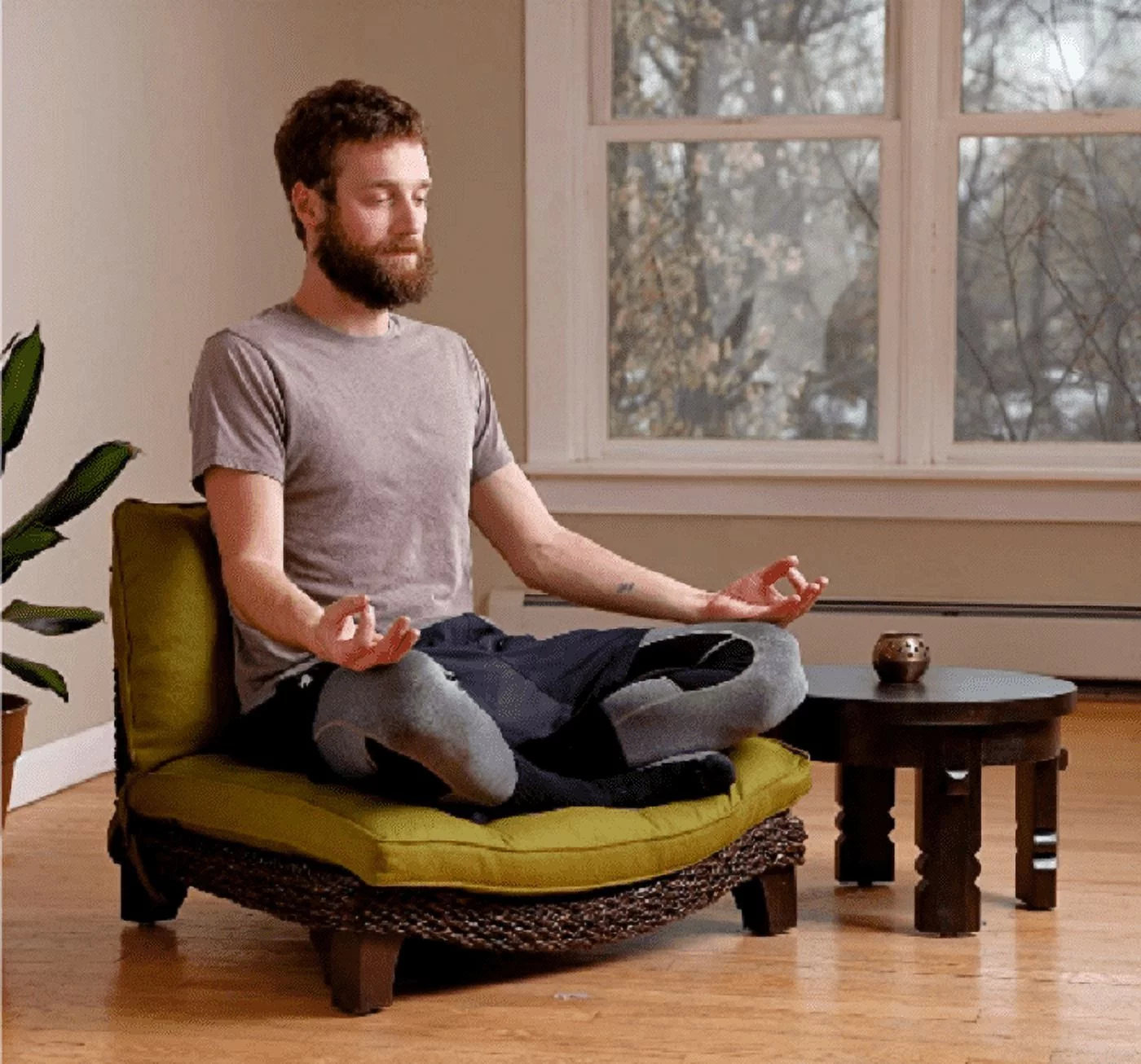 Seagrass Meditation Chair