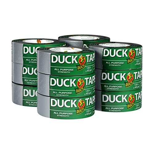 The Original Duck Brand Duct Tape, 1-Pack 1.88 Inch x 60 Yard, Silver (394475)