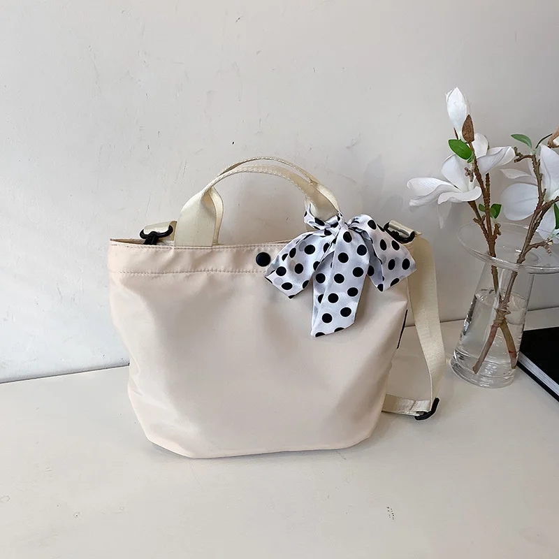 Korean Style Shoulder Bag Women's Bag Casual Street Style Silk Scarf Handbag