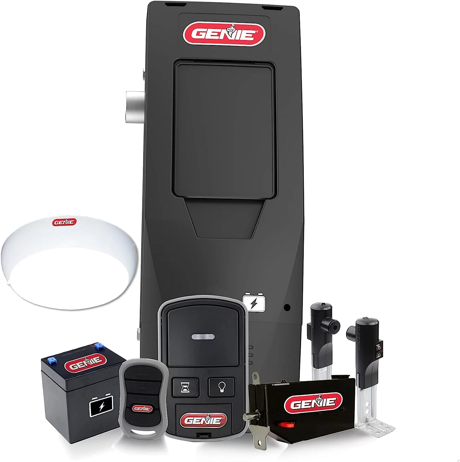 Genie Wall Mount Garage Door Opener Model 6072H-B with Battery Backup