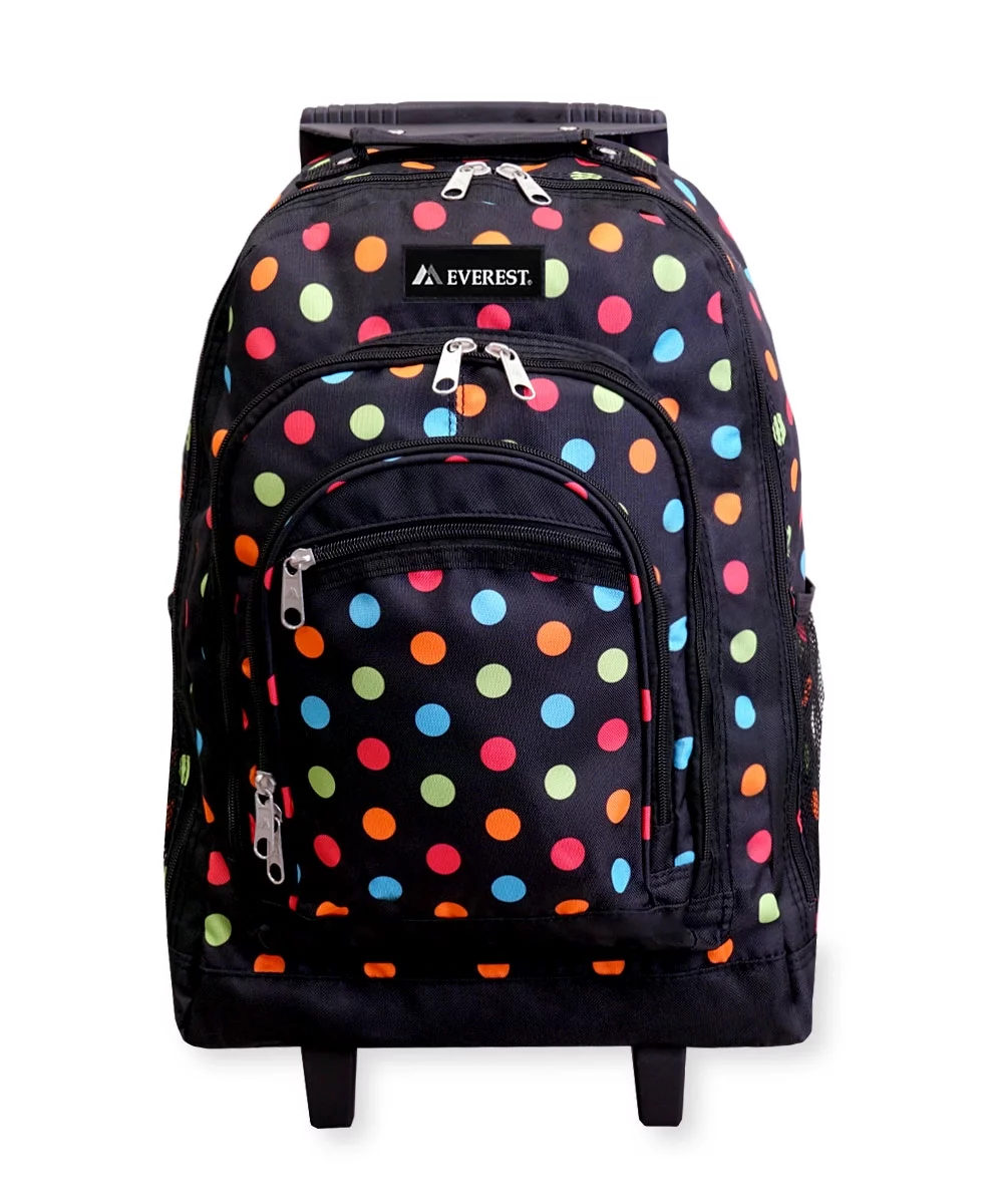Everest Wheeled Pattern Backpack