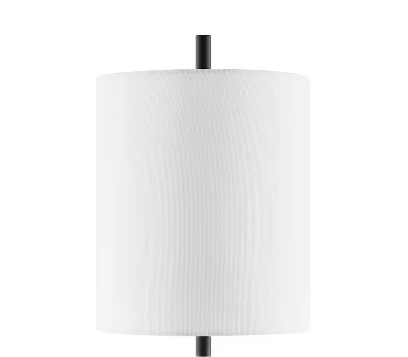 Hampton Bay Biscayne 28 in. 1-Light Black Buffet Lamps (set of 2)