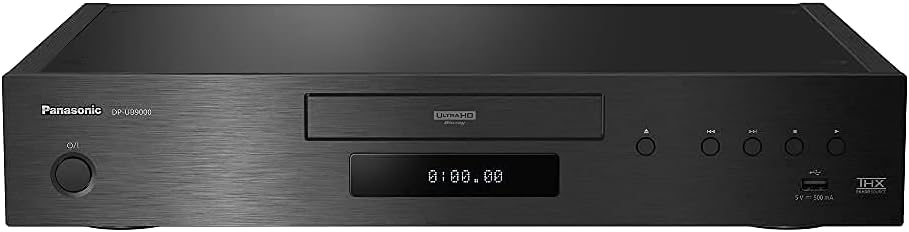 Panasonic DPUB9000 4K Ultra HD Blu-ray Player with HDR10+ and Dolby Vision Playback (Black)